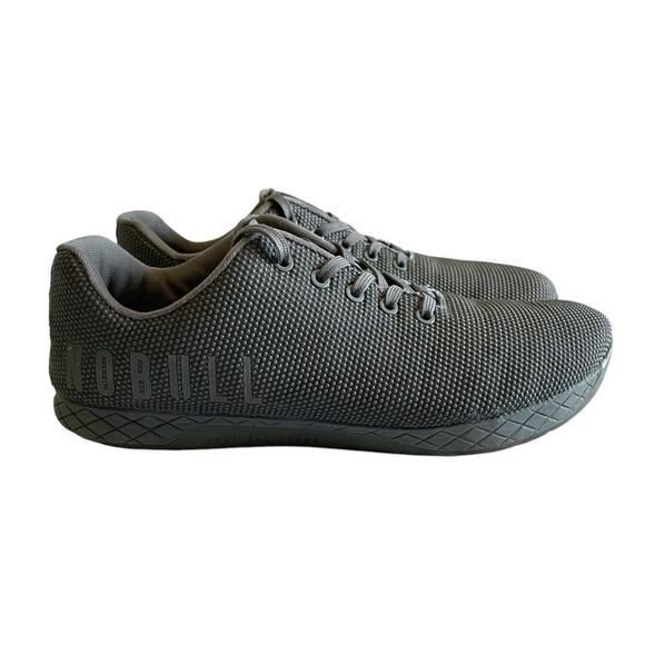 Nobull Superfabric Gray Sneaker Shoe Men 11 Gorpcore Workout Gym Running Lace-up - Picture 5 of 16